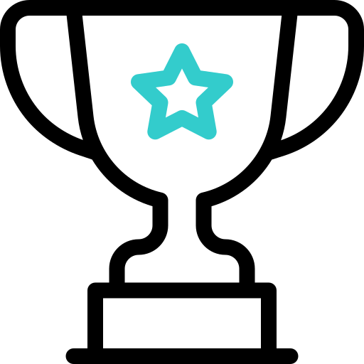 Award trophy illustration